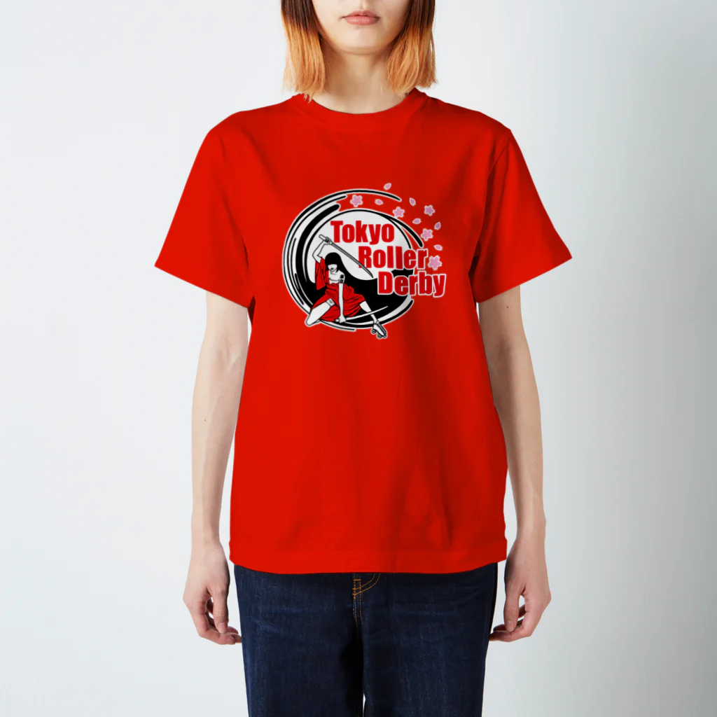 東京ローラーダービーのTRDロゴ スタンダードTシャツ