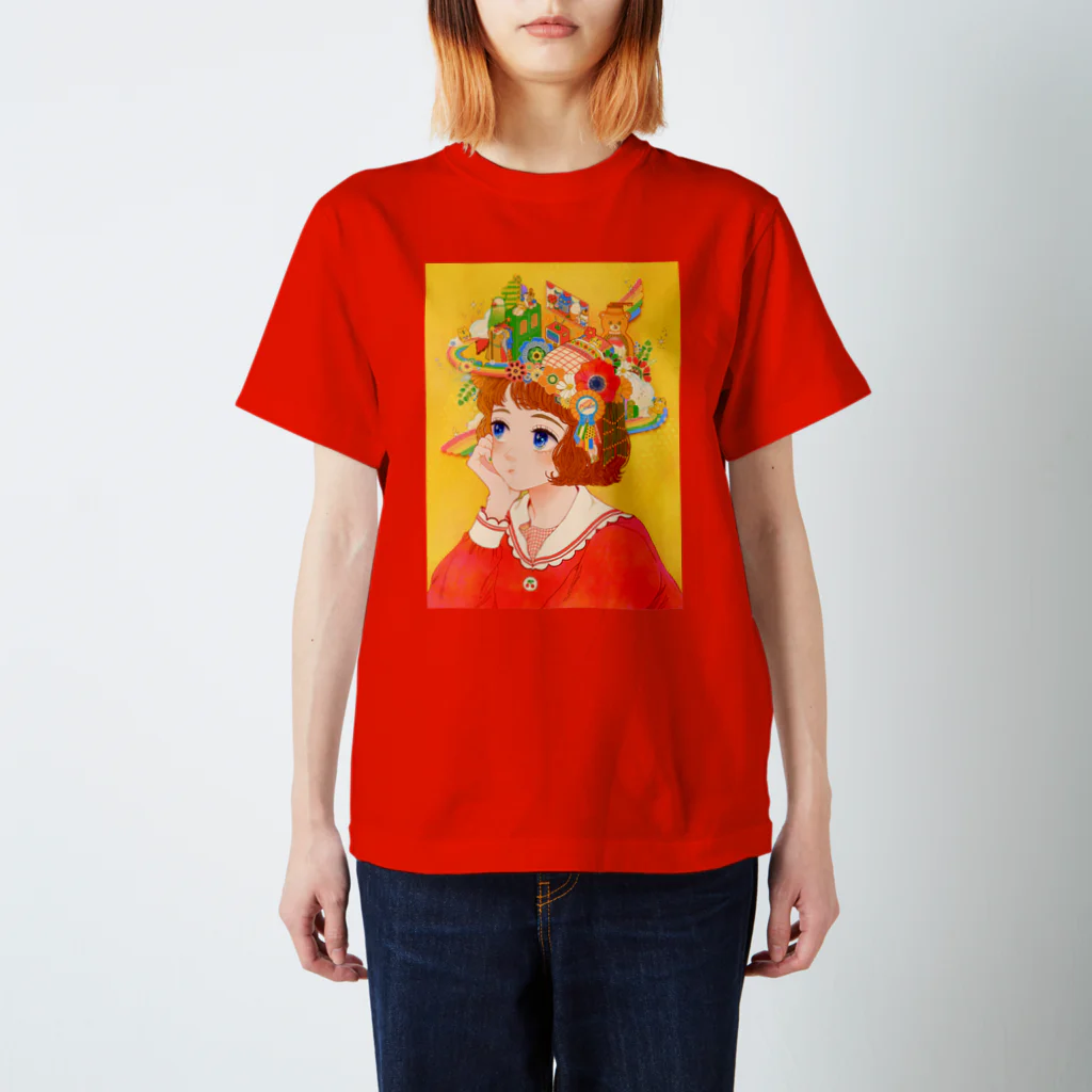 COROLFUL TOYBOXのMokuMoku-レトロルーム- Regular Fit T-Shirt