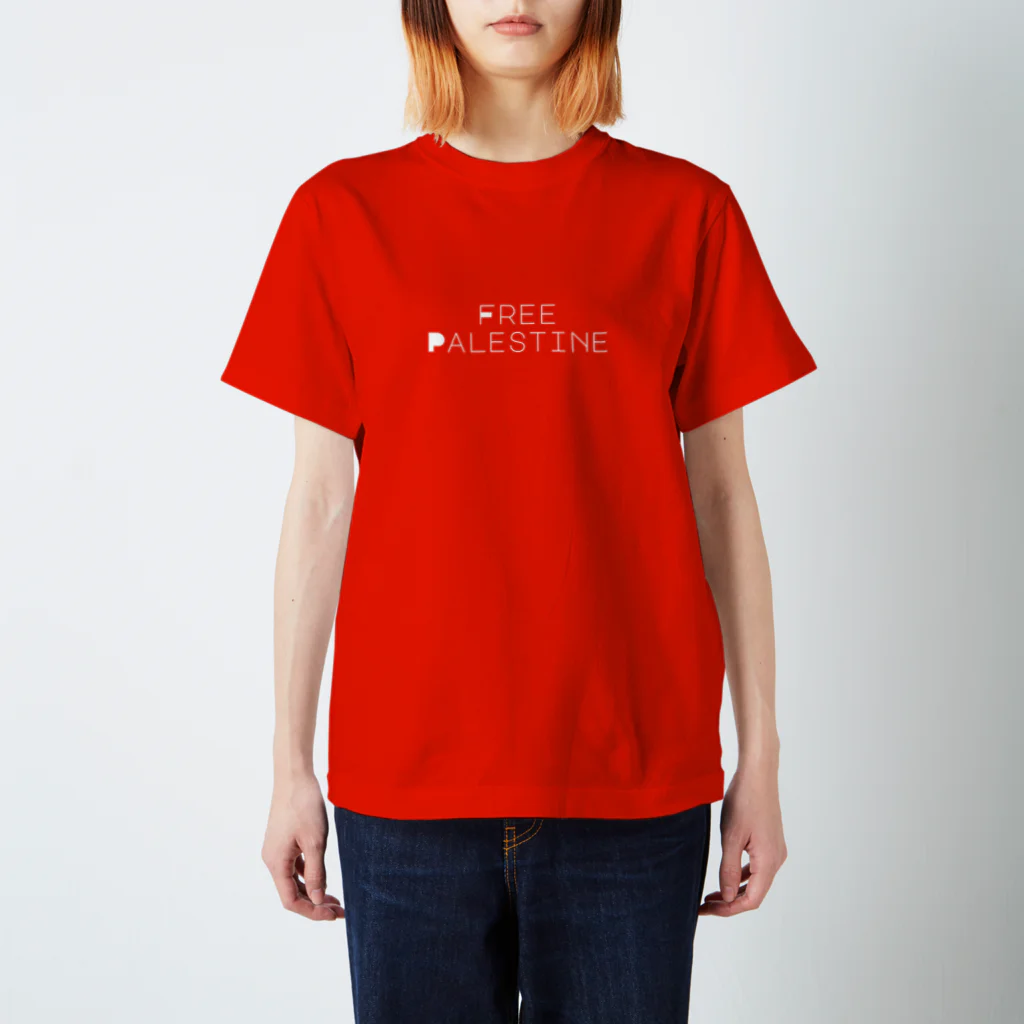 elect-lowの"Free Palestine" Regular Fit T-Shirt