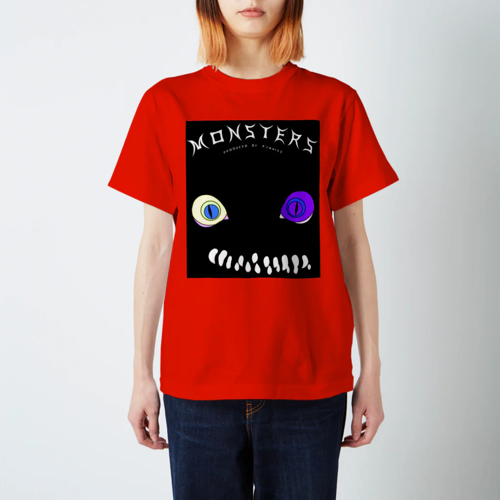 Ａ’ｚｗｏｒｋＳのMONSTERS スタンダードTシャツ