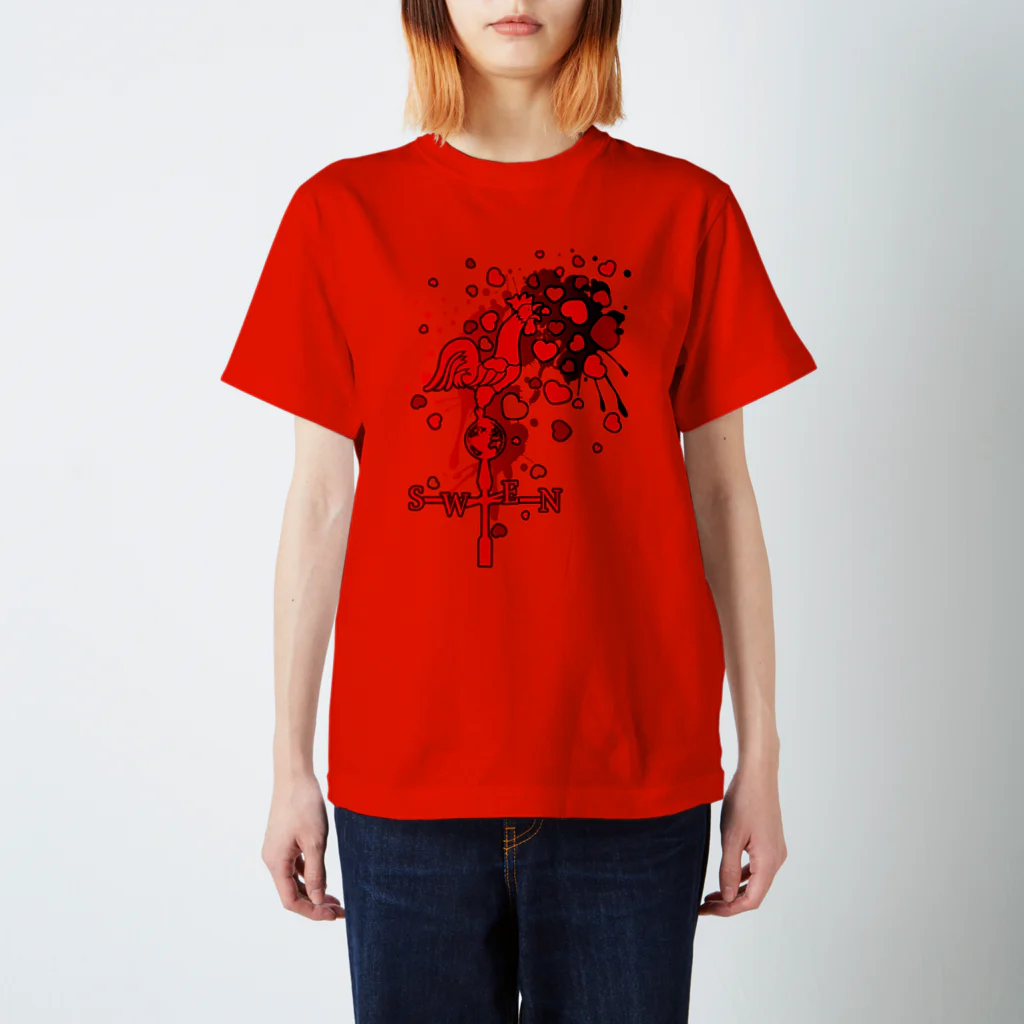 AURA_HYSTERICAのWeather_Vane Regular Fit T-Shirt