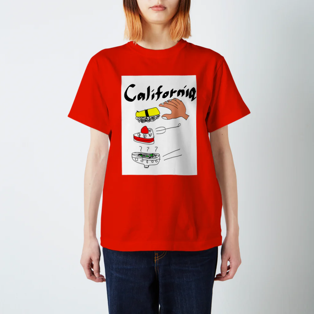 ratcyoのcarifolnia bummer スタンダードTシャツ