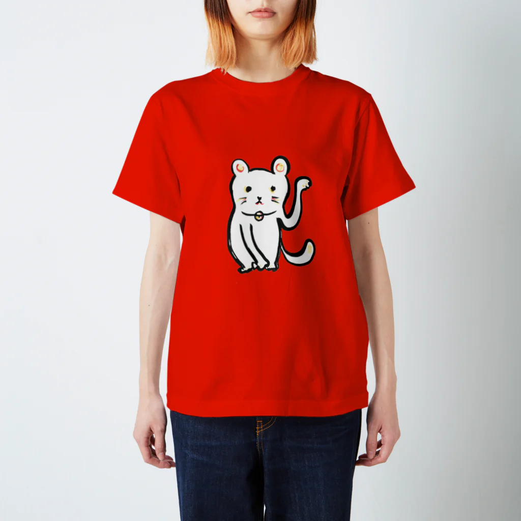 ミアコムアートショップのまねきねこ スタンダードTシャツ