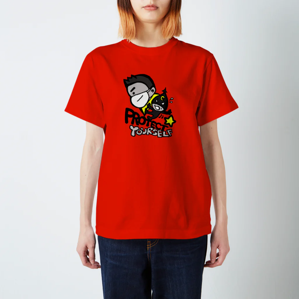 TOMMY★☆ZAWA　ILLUSTRATIONのProtect Yourself 改 Regular Fit T-Shirt