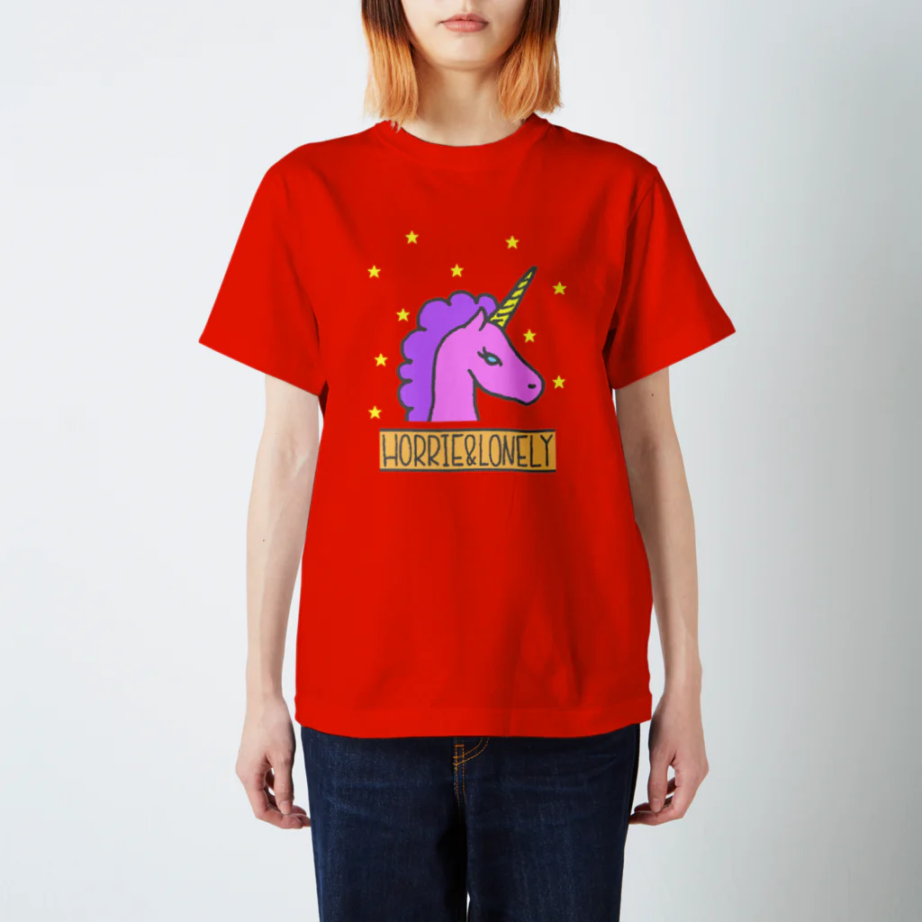 MY LONELY SPACEのSweet Dream Unicorn (Pink) スタンダードTシャツ