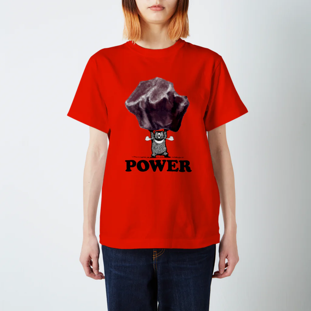 planetNITのPOWER熊 スタンダードTシャツ