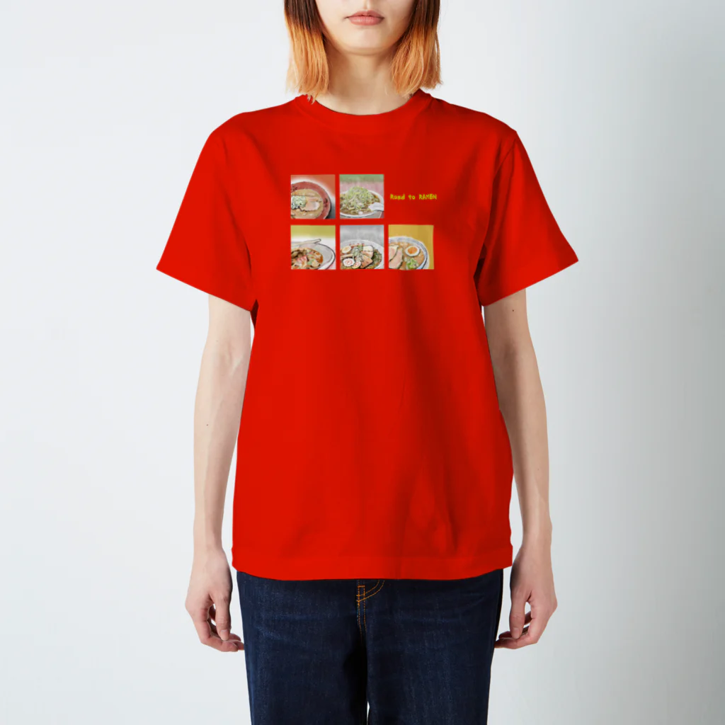 手描 DESIGN Labの Road to RAMEN_001  Regular Fit T-Shirt