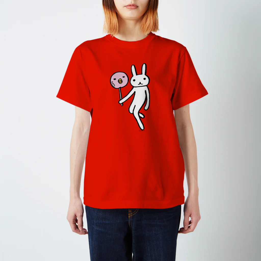 うさぎまつりのことりキャンデー Regular Fit T-Shirt