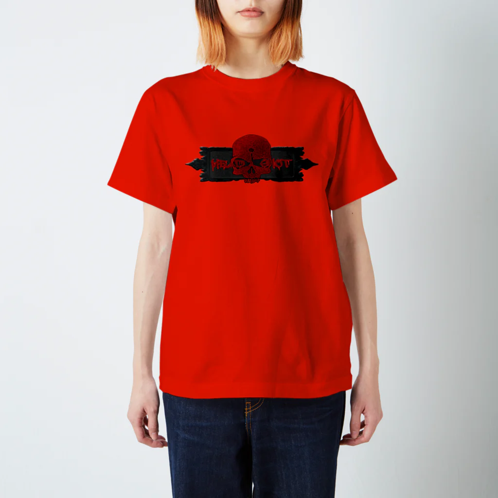 Ａ’ｚｗｏｒｋＳのHEADSHOT RED CRACK スタンダードTシャツ