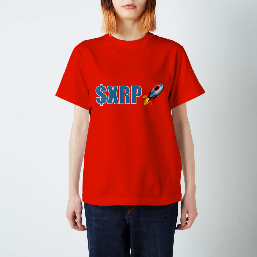 stormcat24さんのRocket $XRP t-shirt スタンダードTシャツ