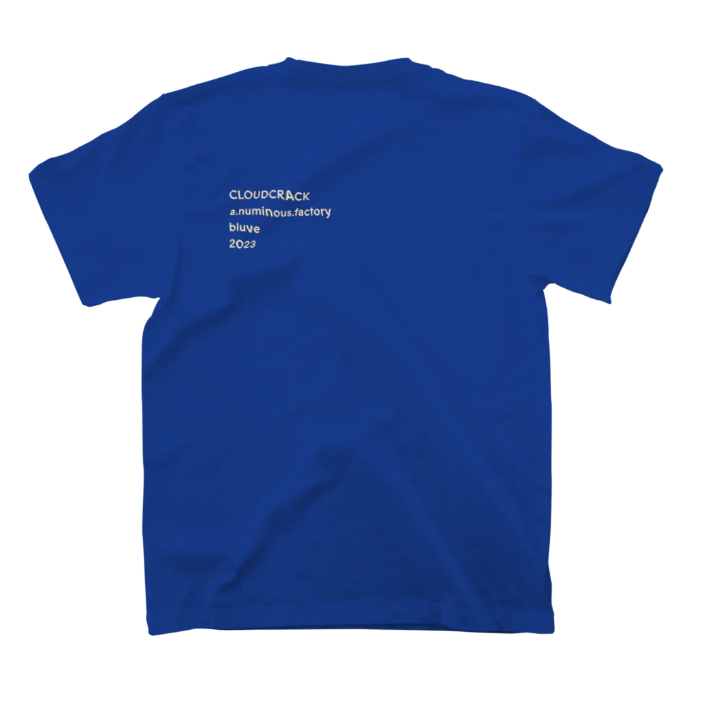 anuminousfactoryのCLOUDCRACK スタンダードTシャツの裏面