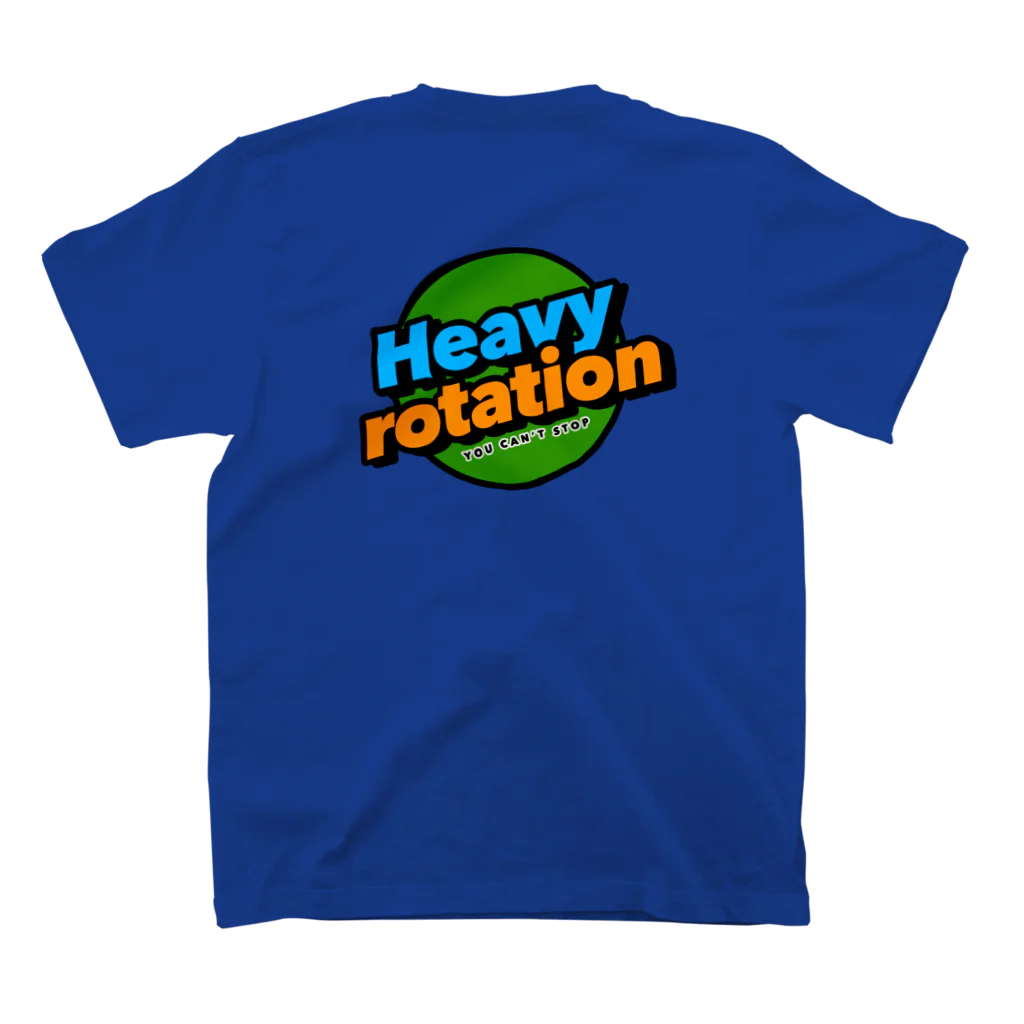 トーストのHeavy rotation オレンジ Regular Fit T-Shirtの裏面