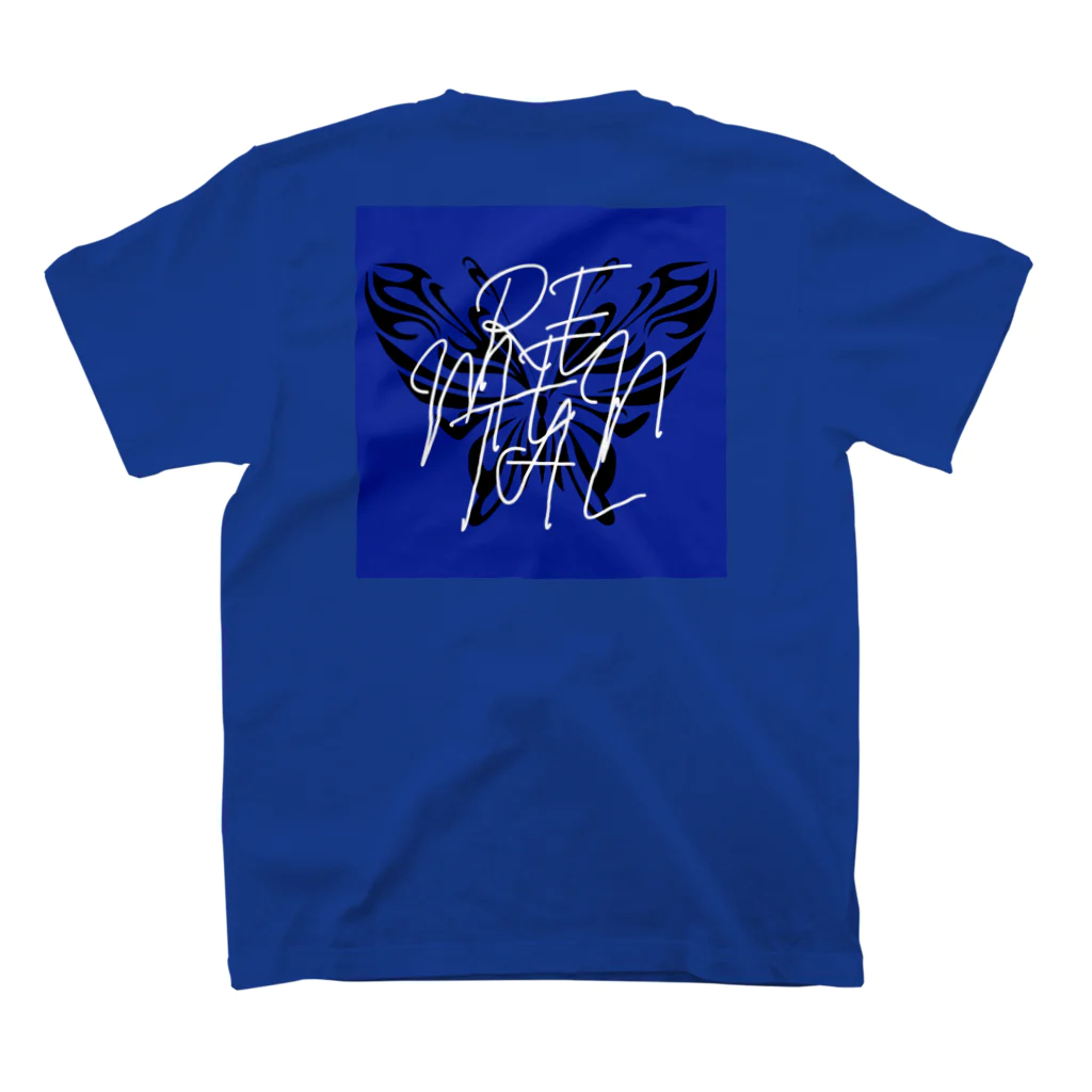 REMENTAL🦋のREMENTAL BLUE スタンダードTシャツの裏面