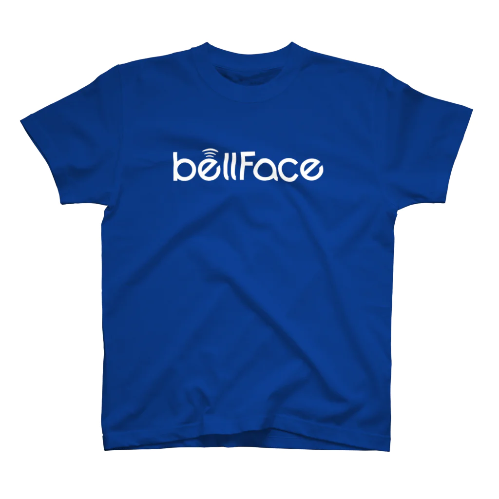 bellFaceのbellFace（白ロゴ） Regular Fit T-Shirt