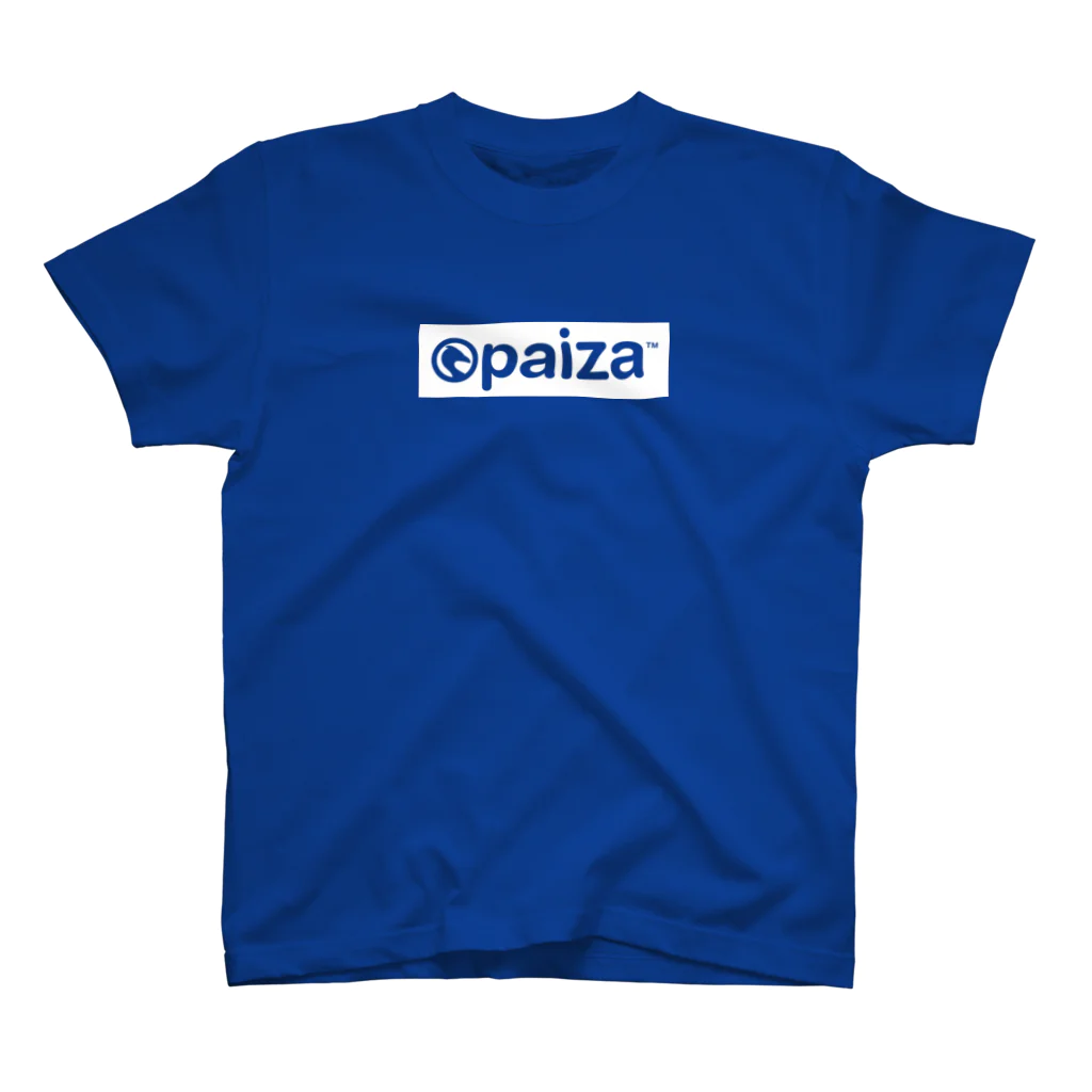 ぱいじょ！ショップのpaiza 白枠ロゴ スタンダードTシャツ