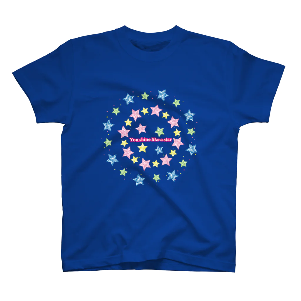 clarice-designのYou shine like a star スタンダードTシャツ