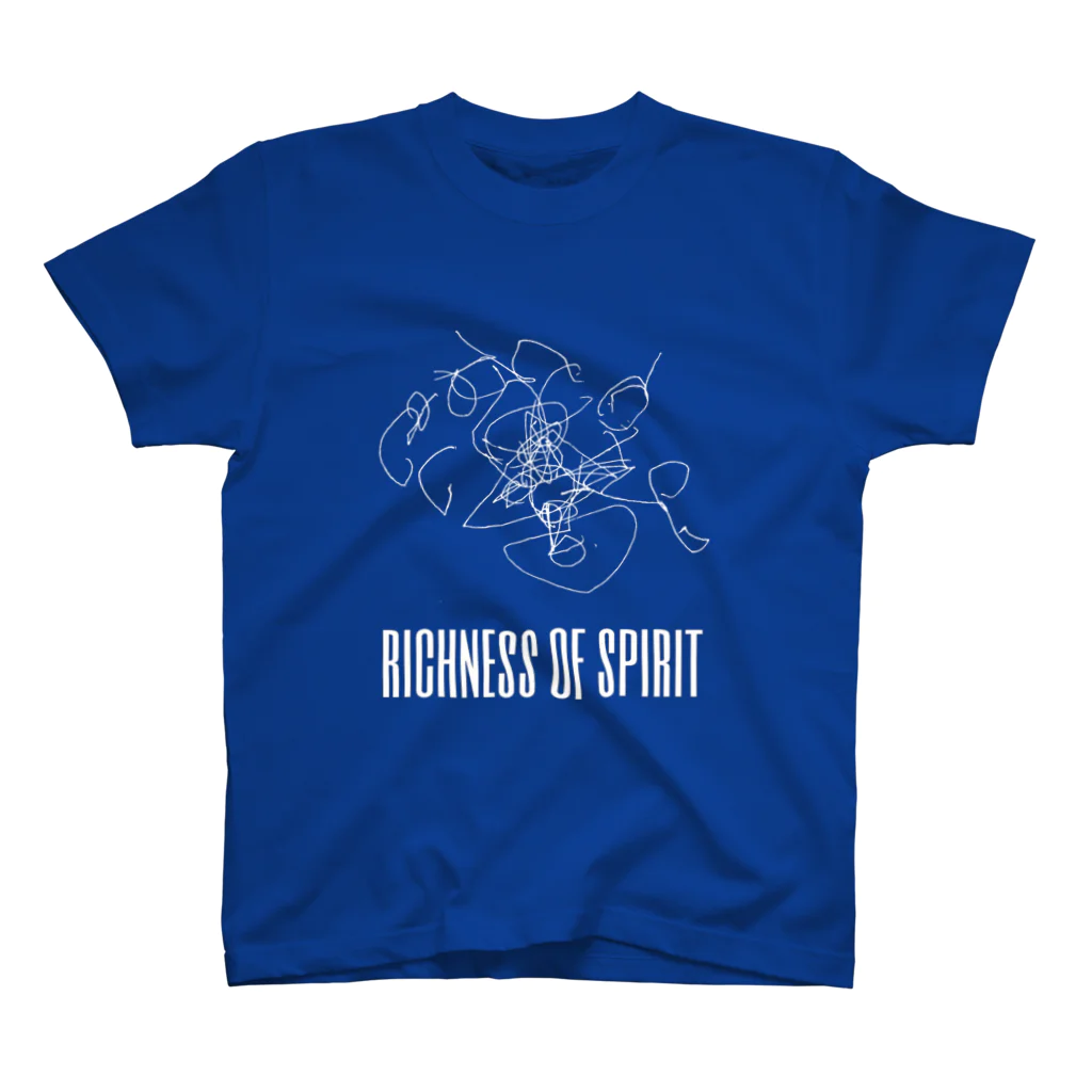 UtheSOUNDのRICHNESS OF SPIRIT mono2 スタンダードTシャツ