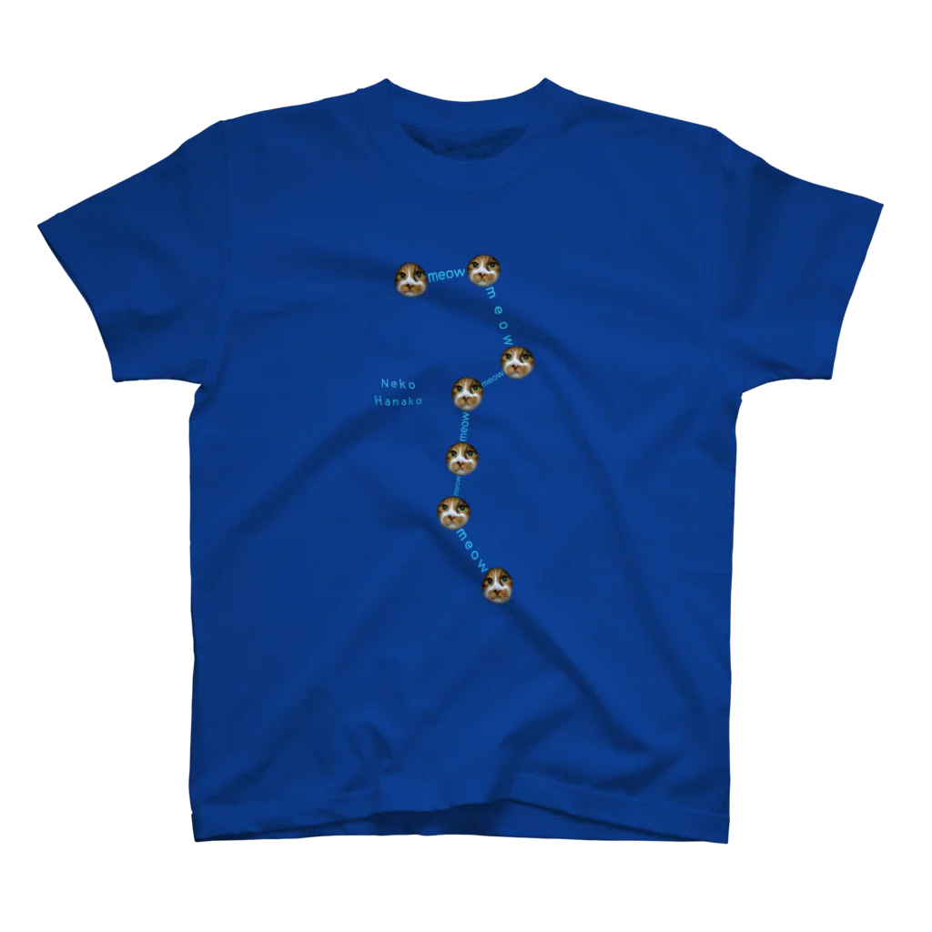 TAKUYA DESIGN WORKSのNekoHanako Big Dipper Deep Color スタンダードTシャツ