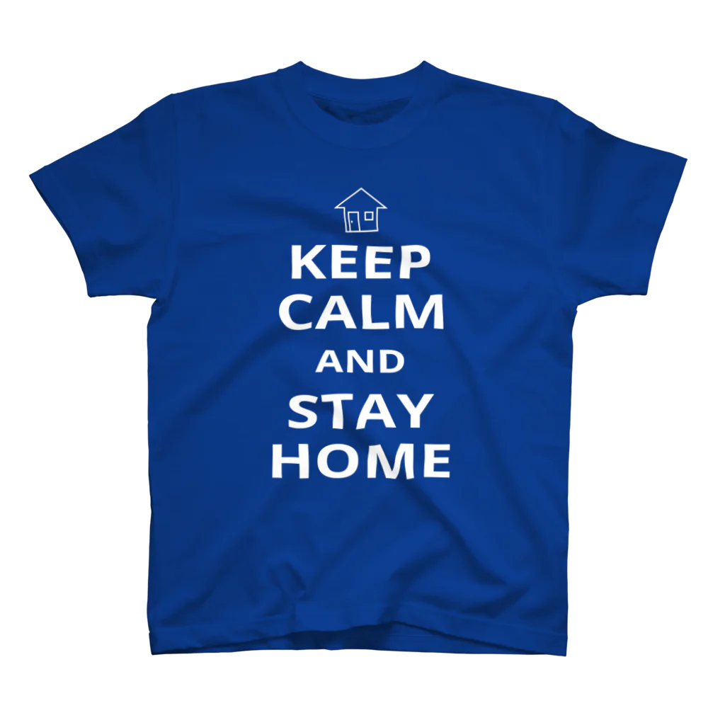 borderLinerのKeep Calm and Stay Home スタンダードTシャツ