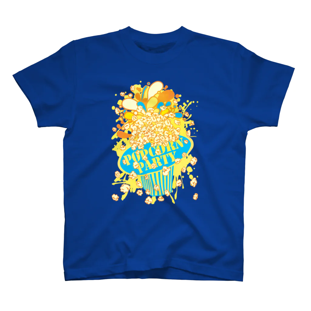 AURA_HYSTERICAのPOPCORN_PARTY スタンダードTシャツ