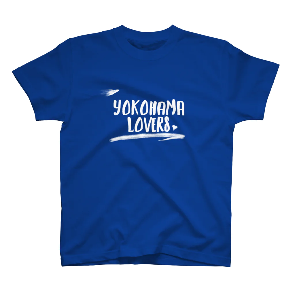 KEN's☆BASEBALL FAN SHOPのYOKOHAMA LOVERS 1　白文字 Regular Fit T-Shirt