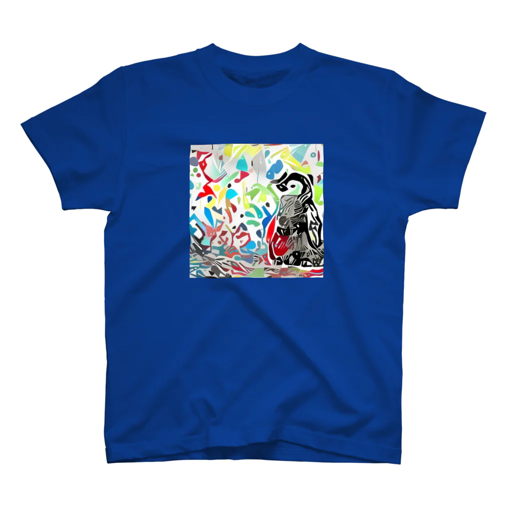 Maison De Pensamaのカラフルぺんぎん Regular Fit T-Shirt