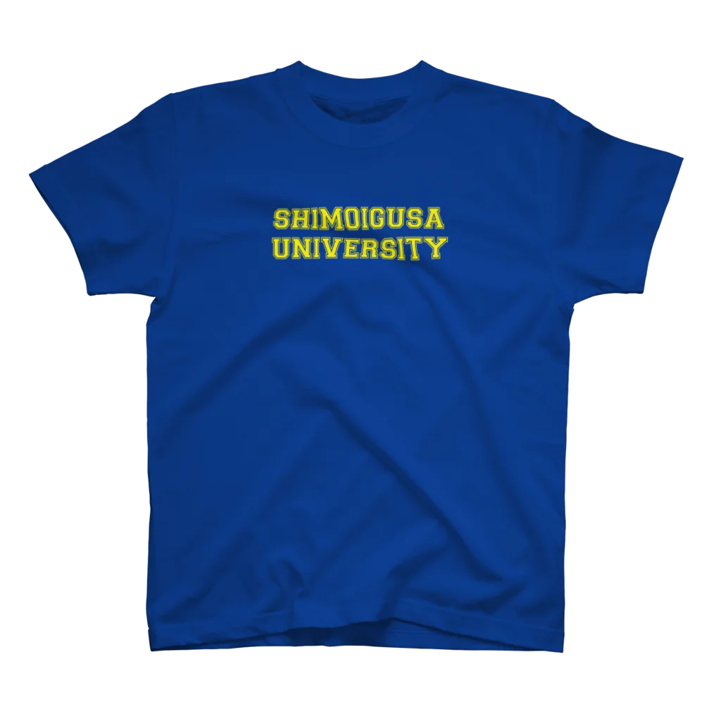 vaigenのSHIMOIGUSA UNIVERSITY黄 Regular Fit T-Shirt