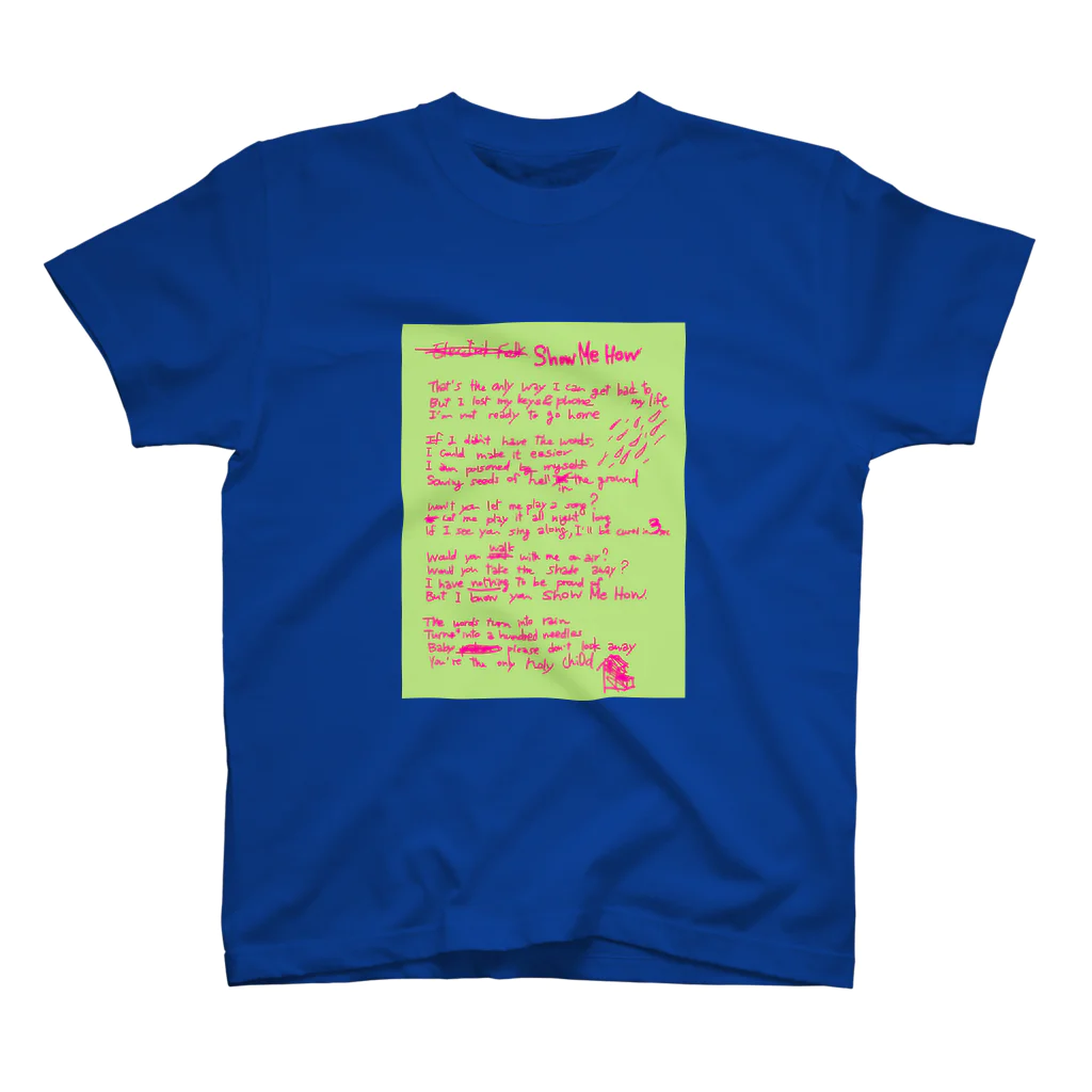 HAPPY OTAKU MARKETのLyrics! Show Me How  Regular Fit T-Shirt