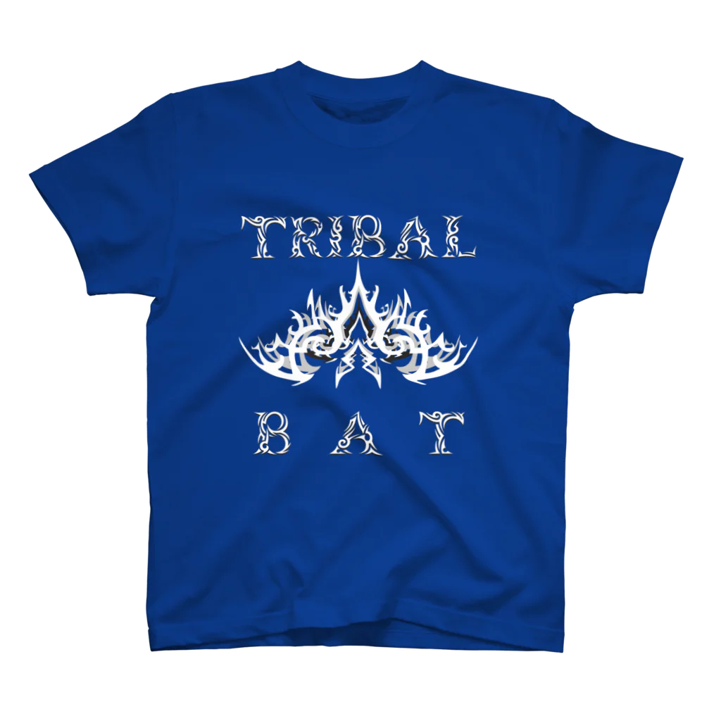 Ａ’ｚｗｏｒｋＳのTRIBAL☆BAT LAYERED WHT スタンダードTシャツ