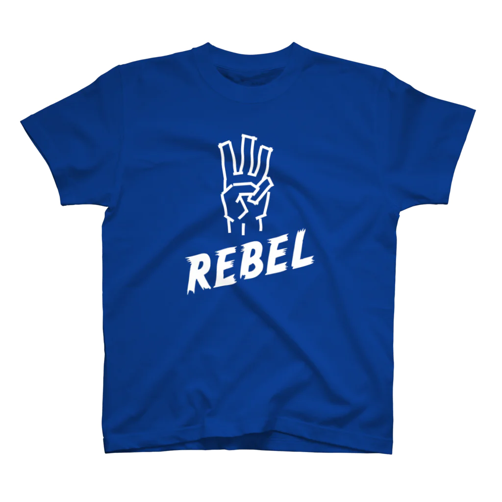 POPSRUSのREBEL スタンダードTシャツ