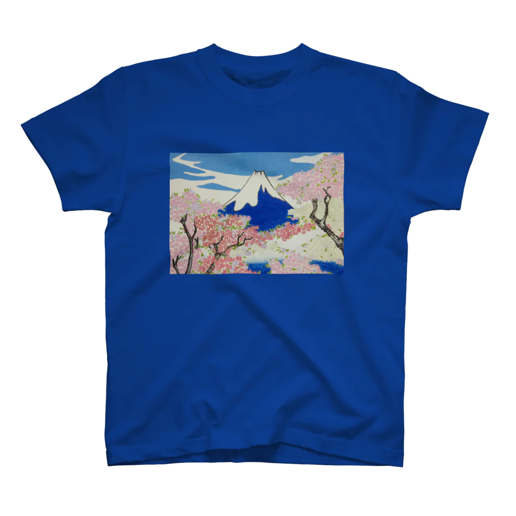 SJMavisの息を呑むような自然に照らし出された浮世絵の精神：Spirit of Ukiyo-e Illuminated by Stunning Nature Regular Fit T-Shirt