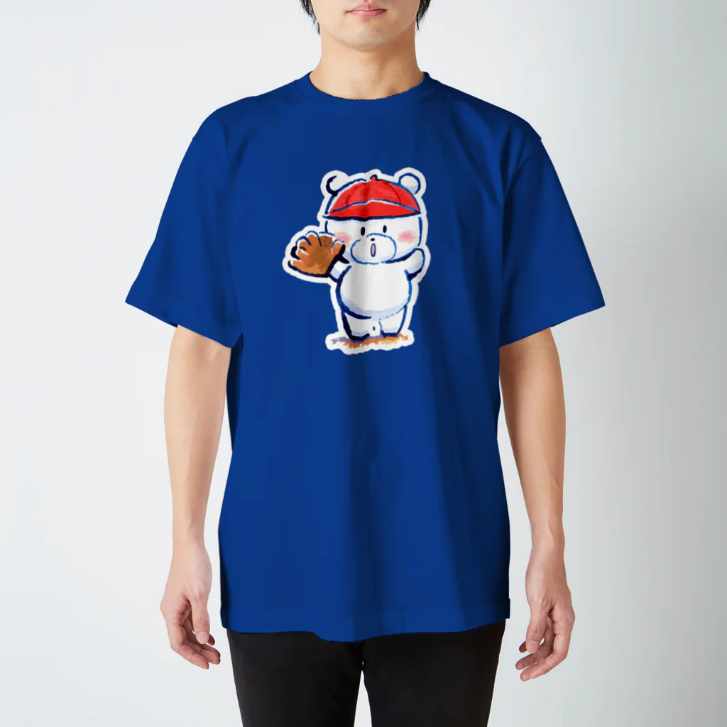 ぷわぷわぺこのピッチャーくまさん Regular Fit T-Shirt