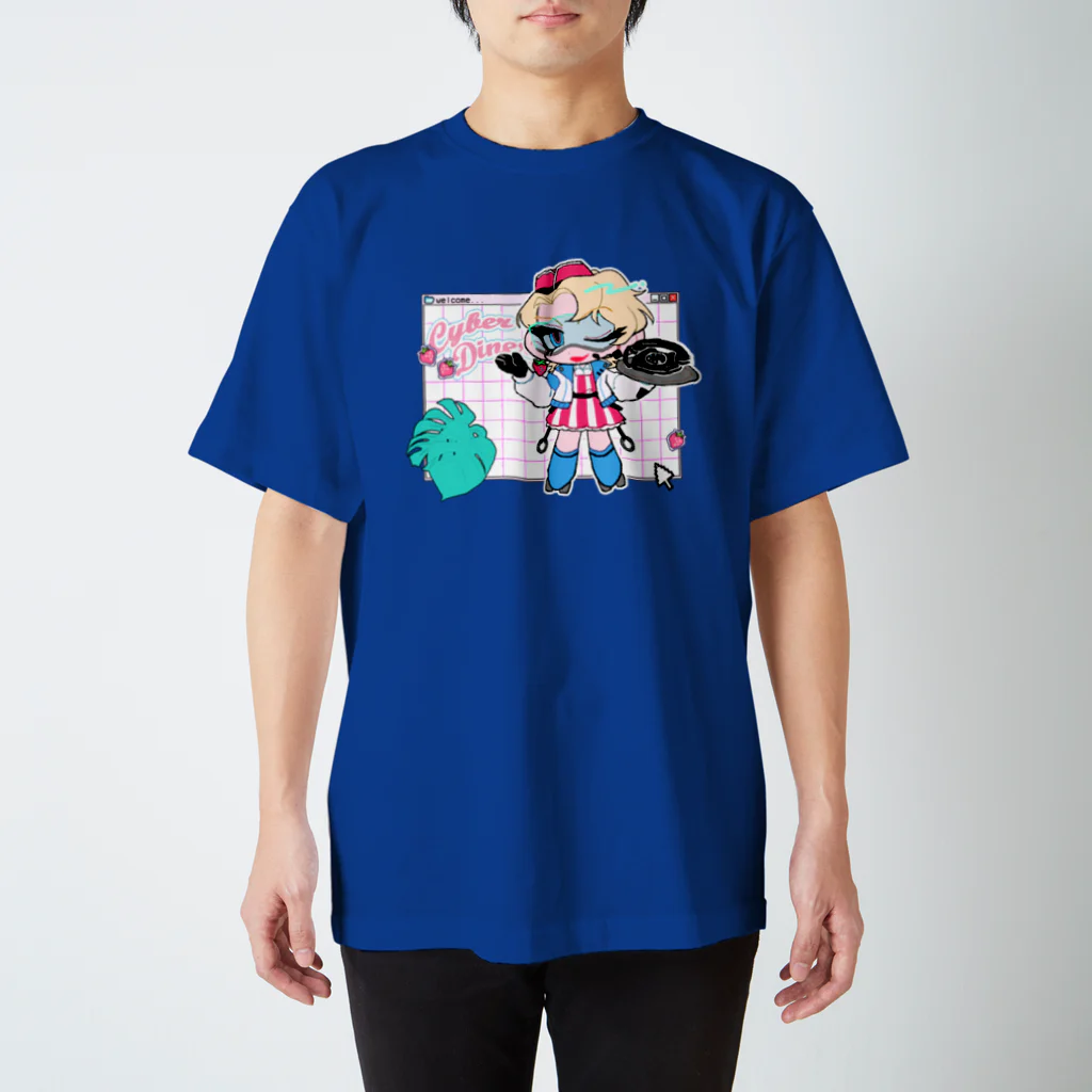 カワハギのCyber🍓Diner Regular Fit T-Shirt