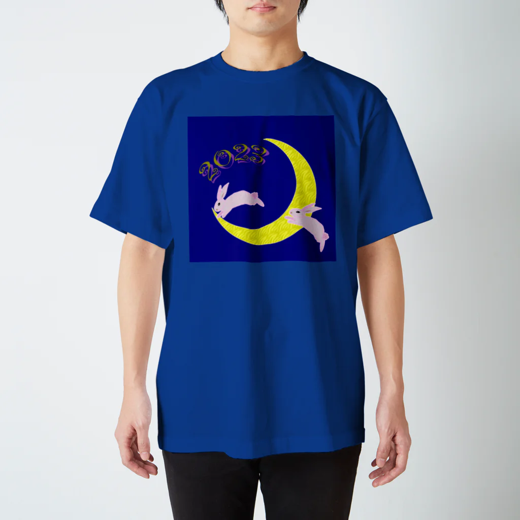 MZグラフィックスのうさぎ年　2023　ピンク・ラビット Regular Fit T-Shirt