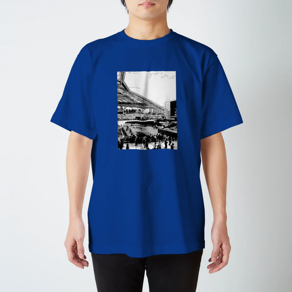 jyの阪神競馬場 パドック スタンダードTシャツ