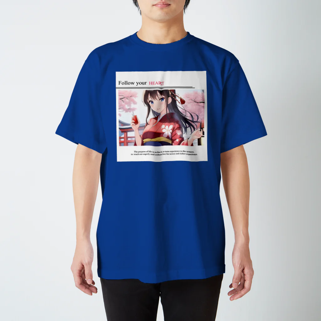 何これ屋の着物女子 Regular Fit T-Shirt