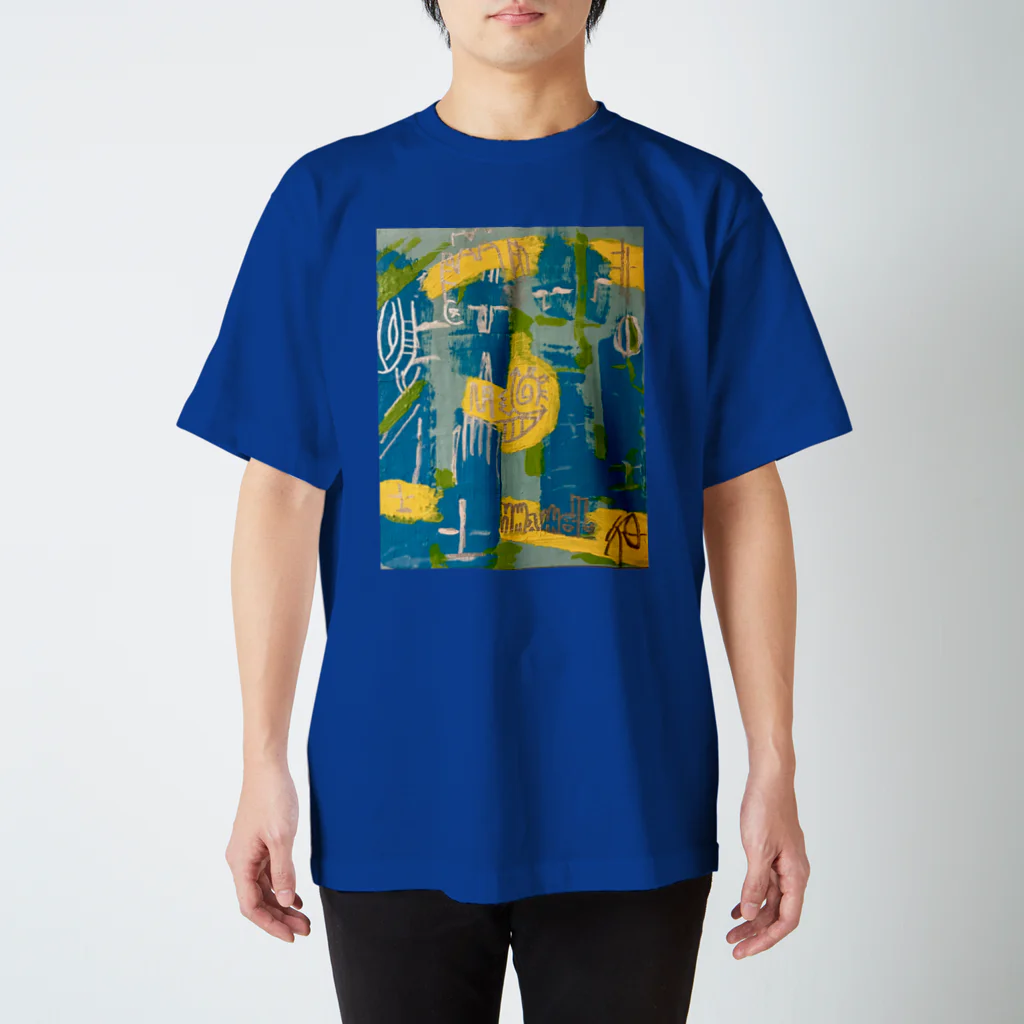 チＱ商店のfaces Regular Fit T-Shirt