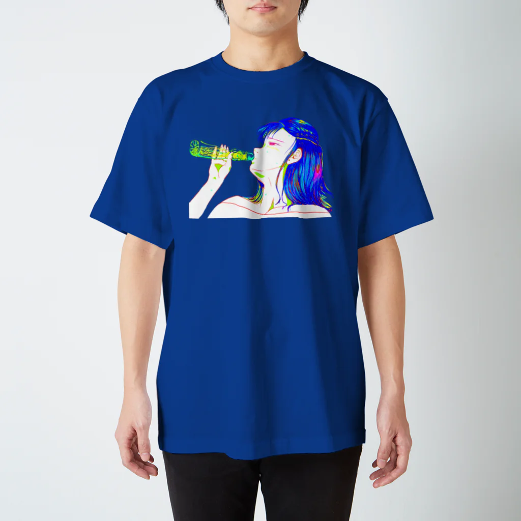 XREのラムネをのむおんなのこ スタンダードTシャツ