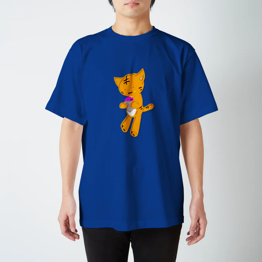 はるる堂の焼き芋大好き茶トラさん スタンダードTシャツ