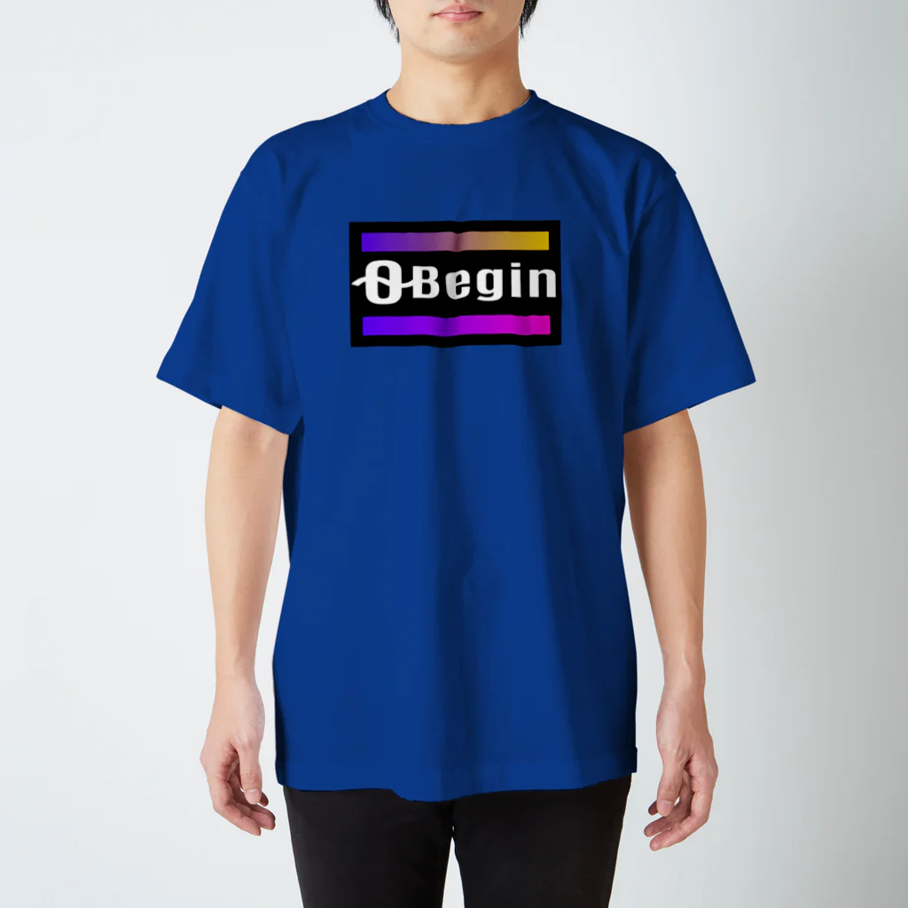 [0~Begin]のグラデーションロゴプリント スタンダードTシャツ