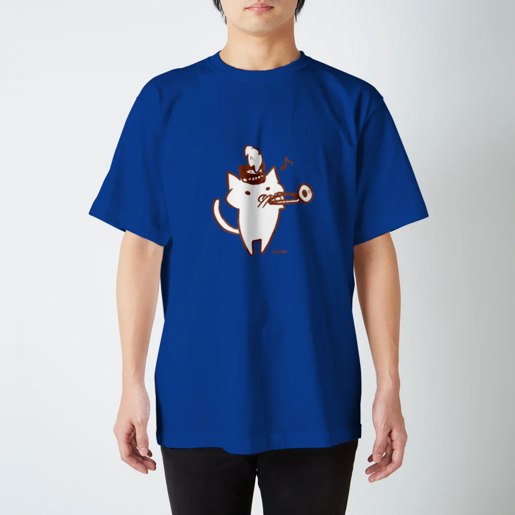 るるてあのトランペットねこさん スタンダードTシャツ