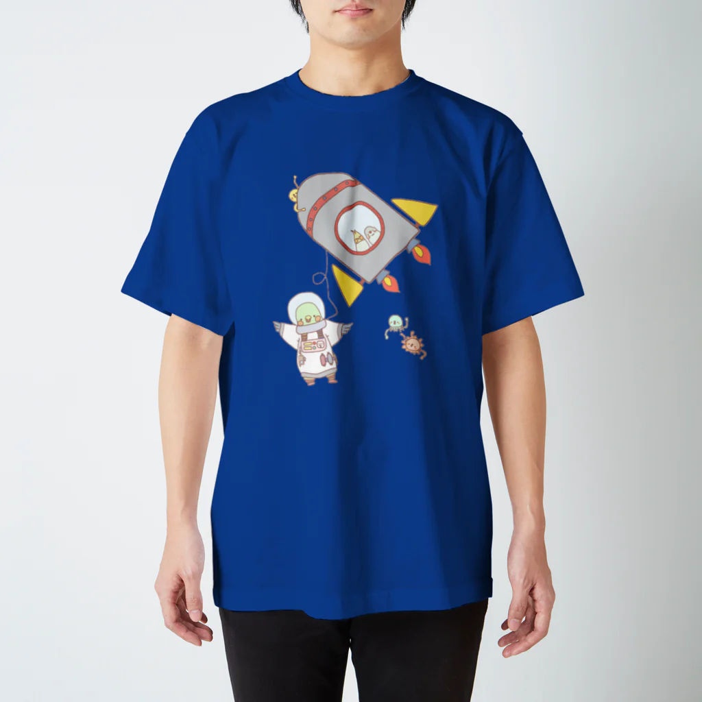 ぴよ助のお店の宇宙へ！ スタンダードTシャツ