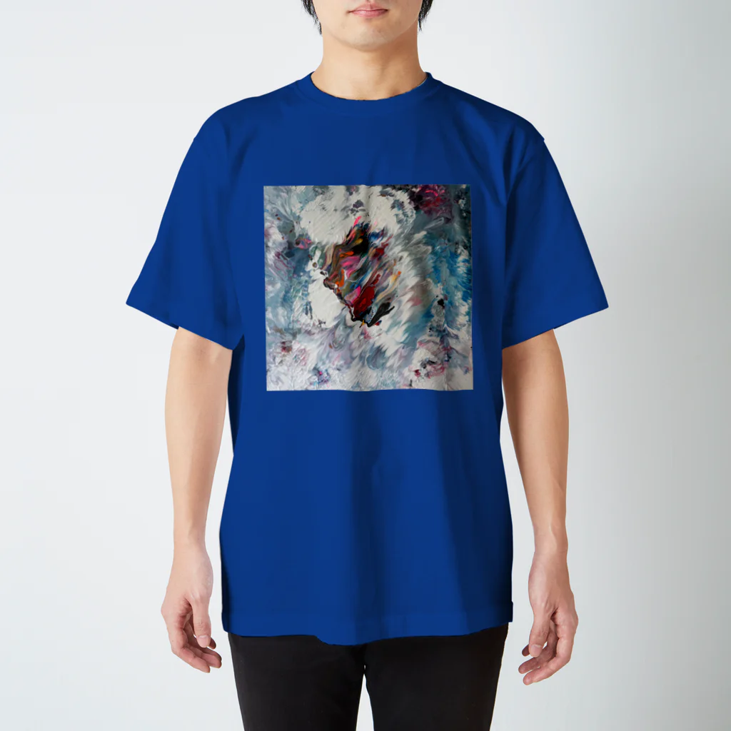 アオムラサキのSide Face 003 スタンダードTシャツ