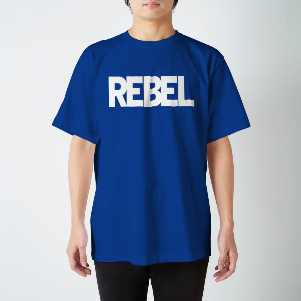 GALACTIC REBELのREBEL WHITE LOGO Regular Fit T-Shirt