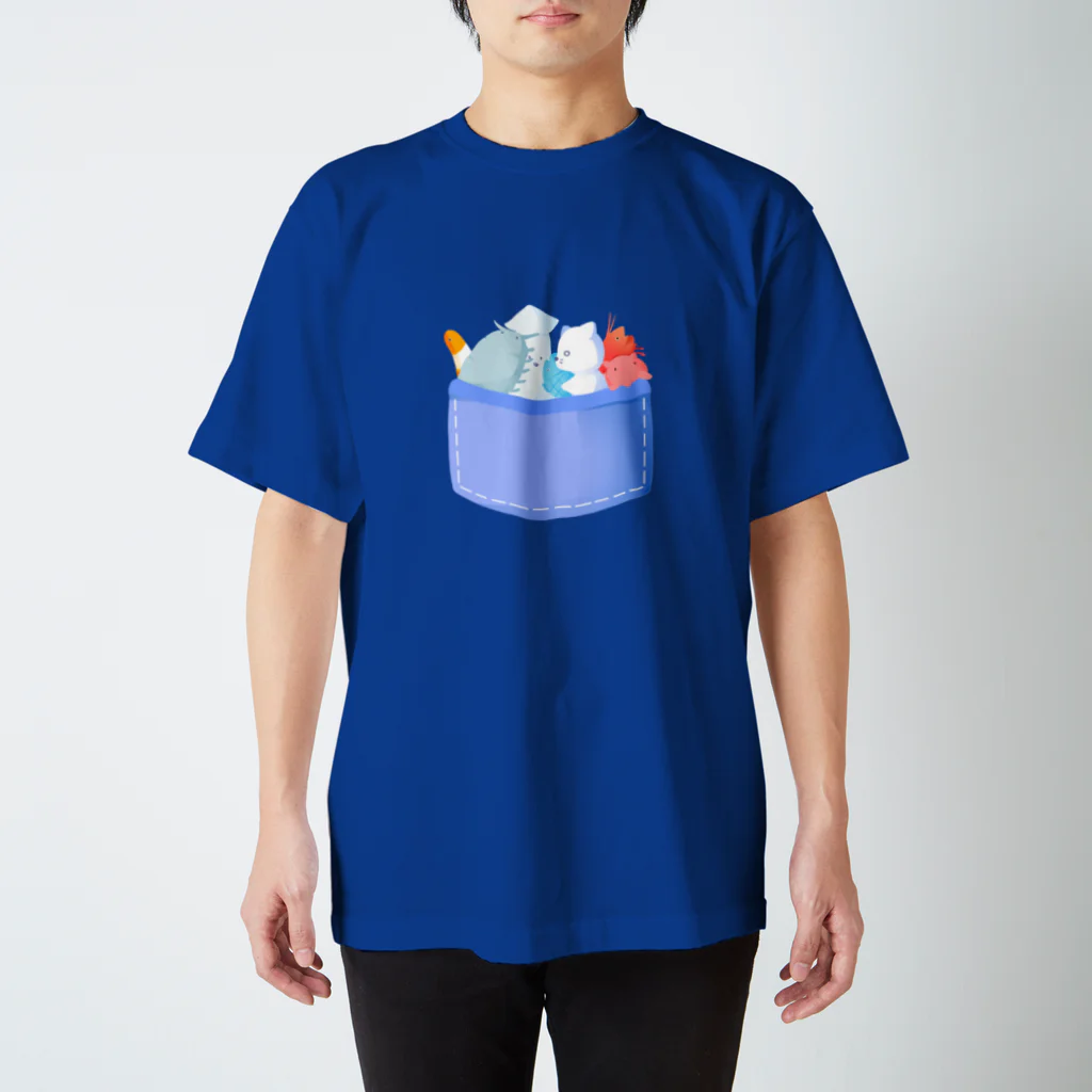 つちのこのポケットの中のぎょかいるい Regular Fit T-Shirt