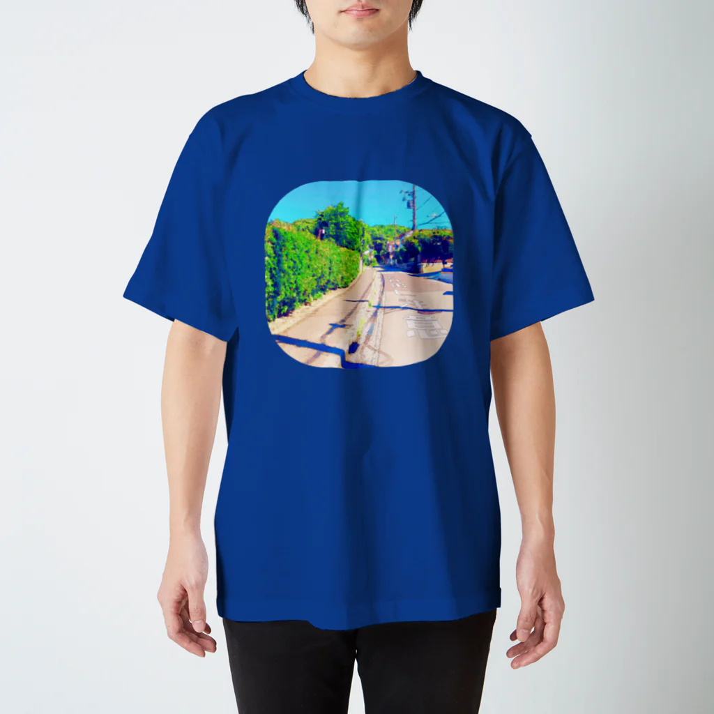 ちいさいものwata.wata.のトビダシチュウイ スタンダードTシャツ