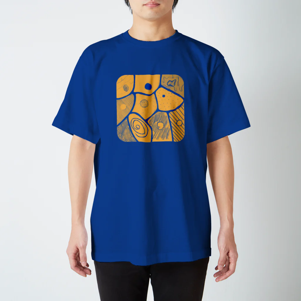 ・＿◇Geometryのcells.orange Regular Fit T-Shirt