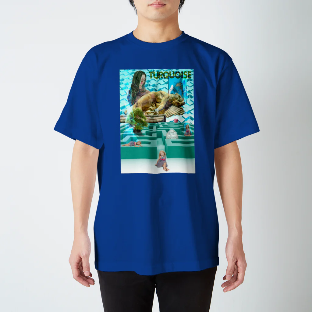 GECKO-SO-SINGのパワーストーン『ターコイズ』 Regular Fit T-Shirt