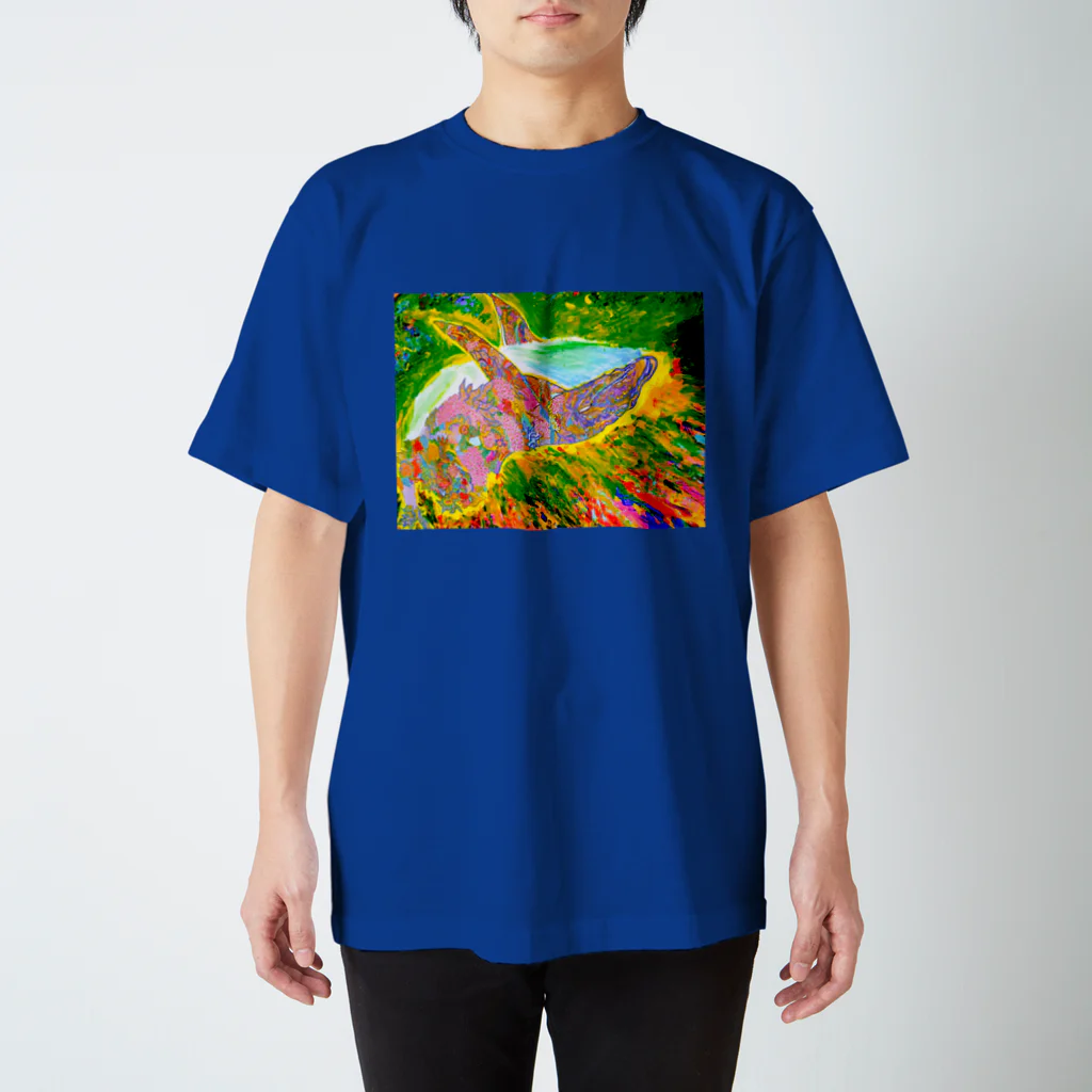 成宮成人のSTARDUST  WHALE スタンダードTシャツ