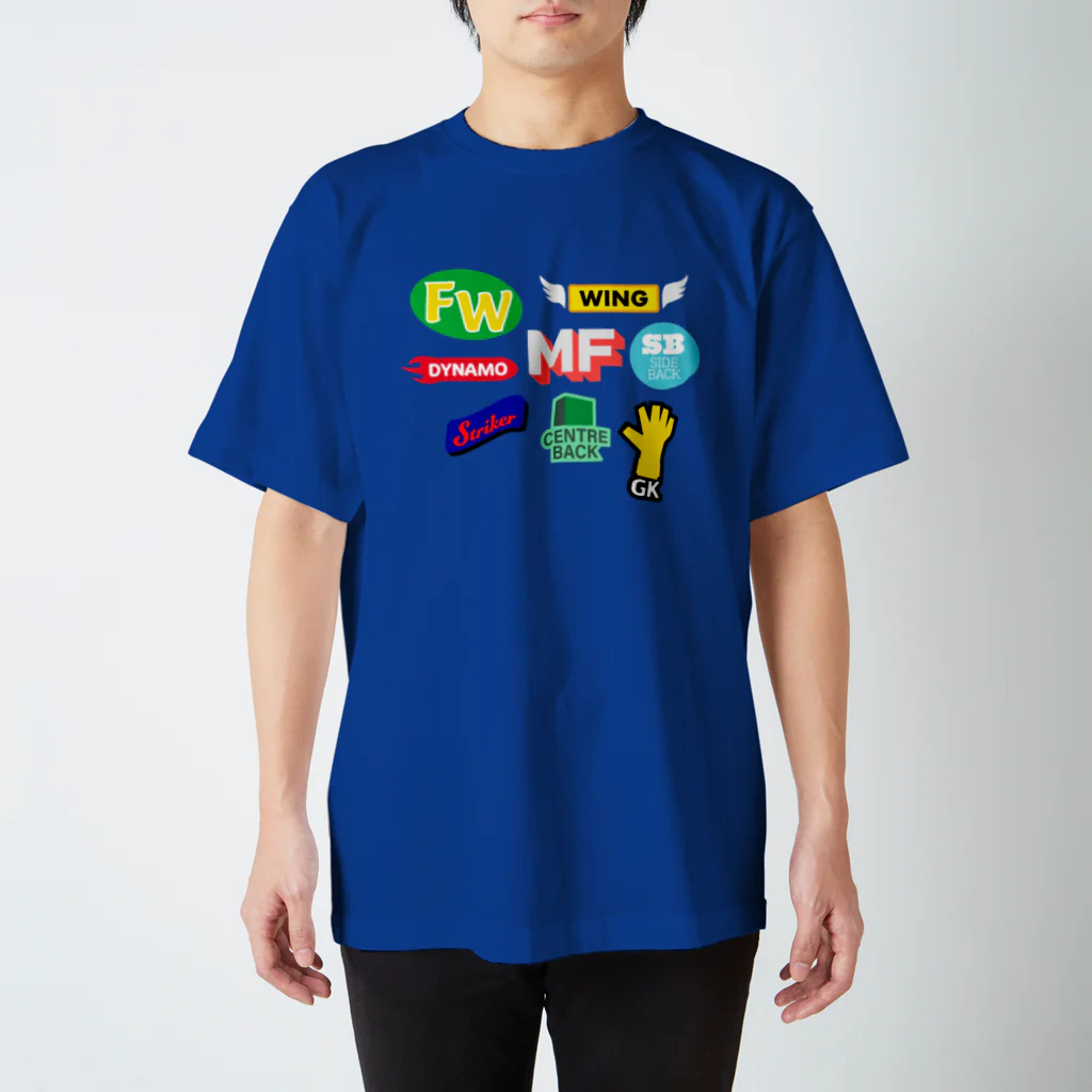 KAWAGOE GRAPHICSのサッカーワッペン Regular Fit T-Shirt